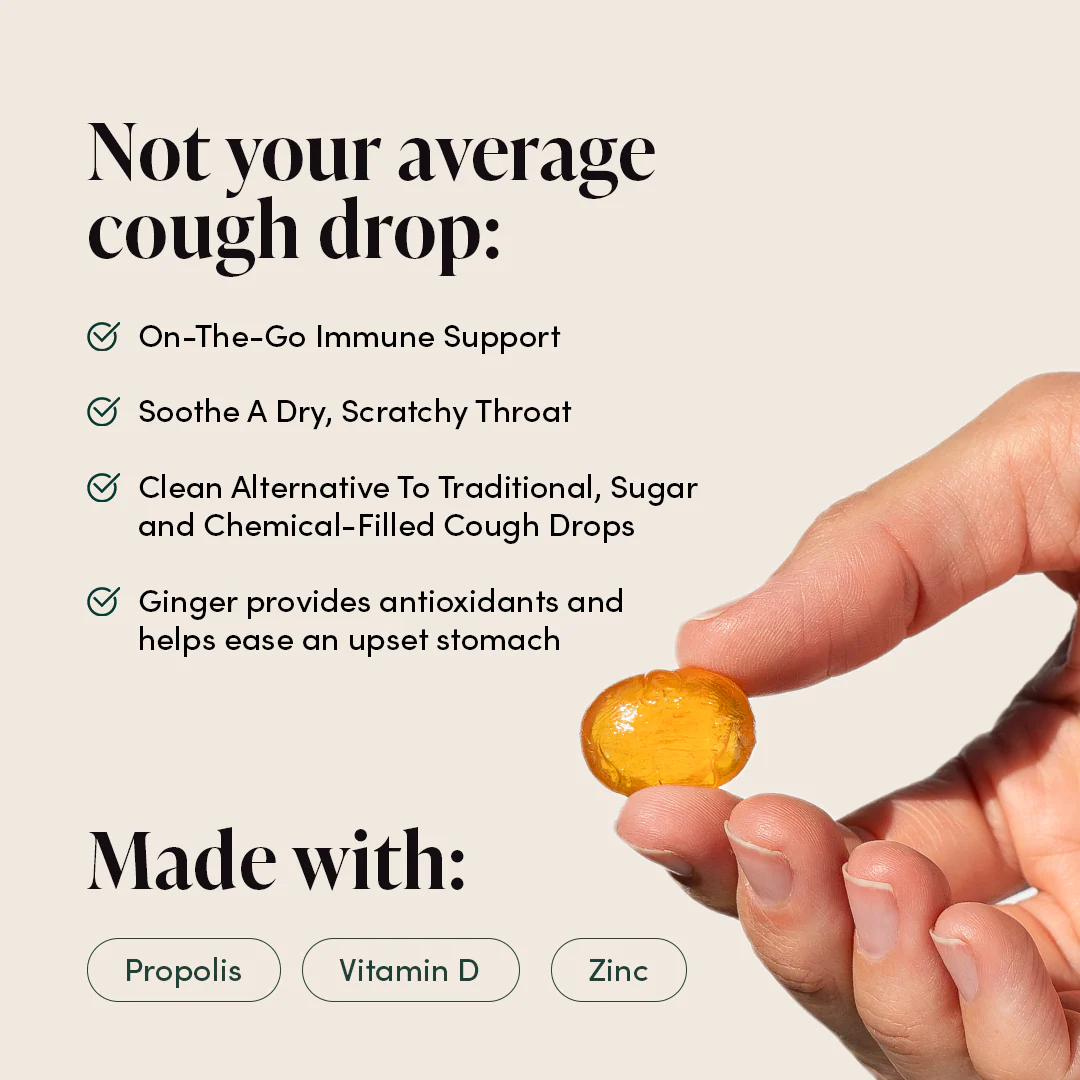 Ginger Lemon Soothing Lozenges - Image 4