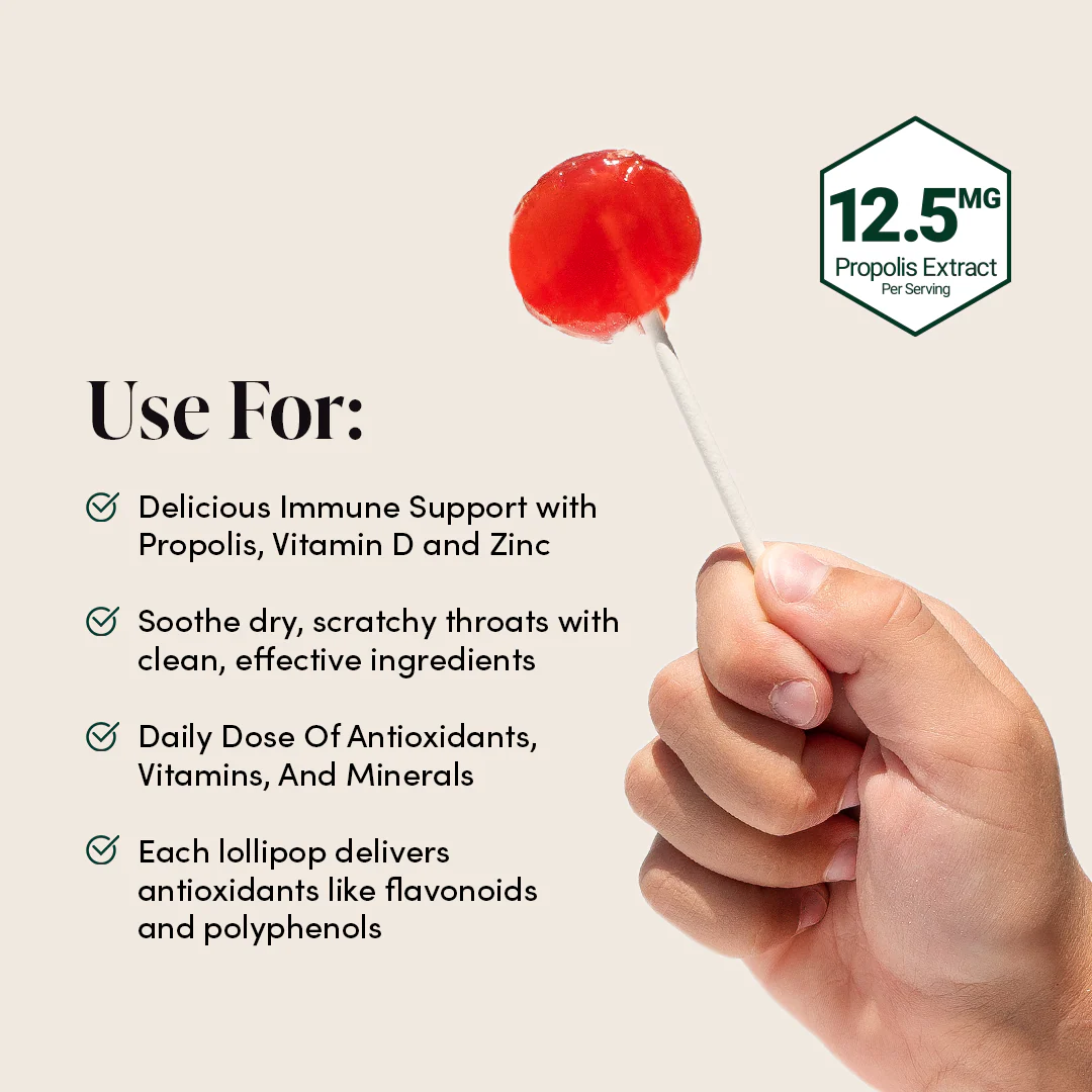 Kid’s Throat Soothing Lollipops - Watermelon - Image 4