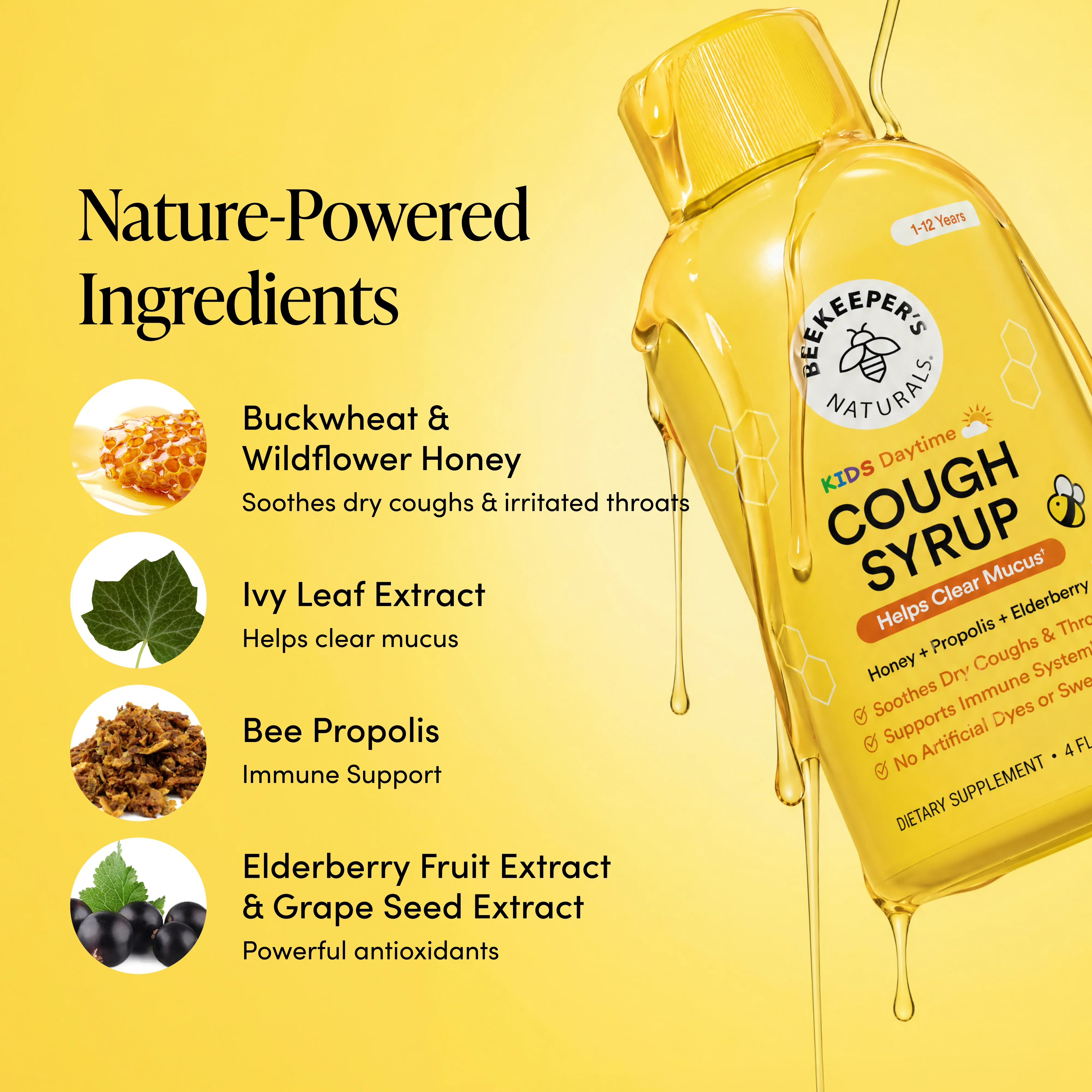 Kids Daytime Honey Cough Syrup - Image 4