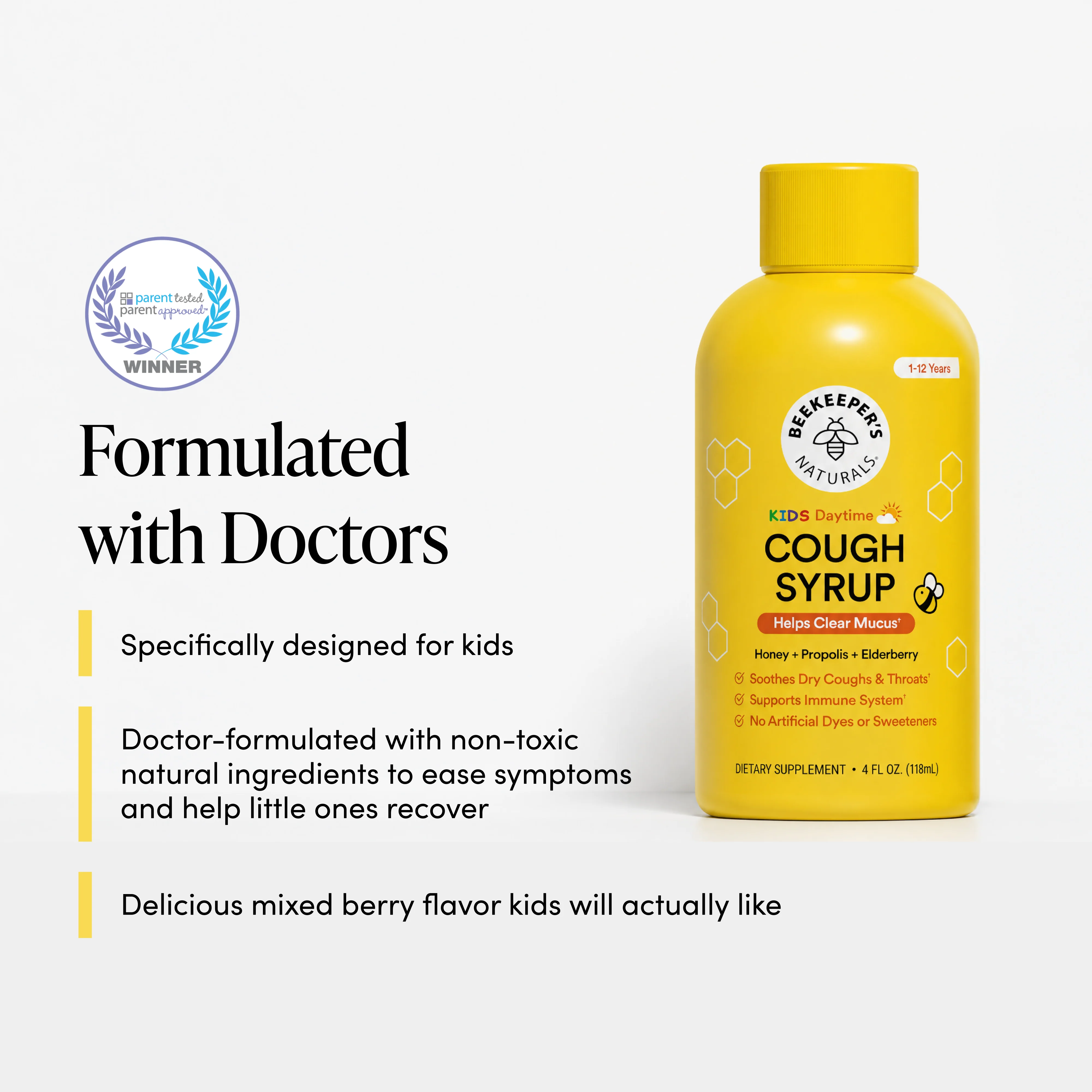 Kids Daytime Honey Cough Syrup - Image 5