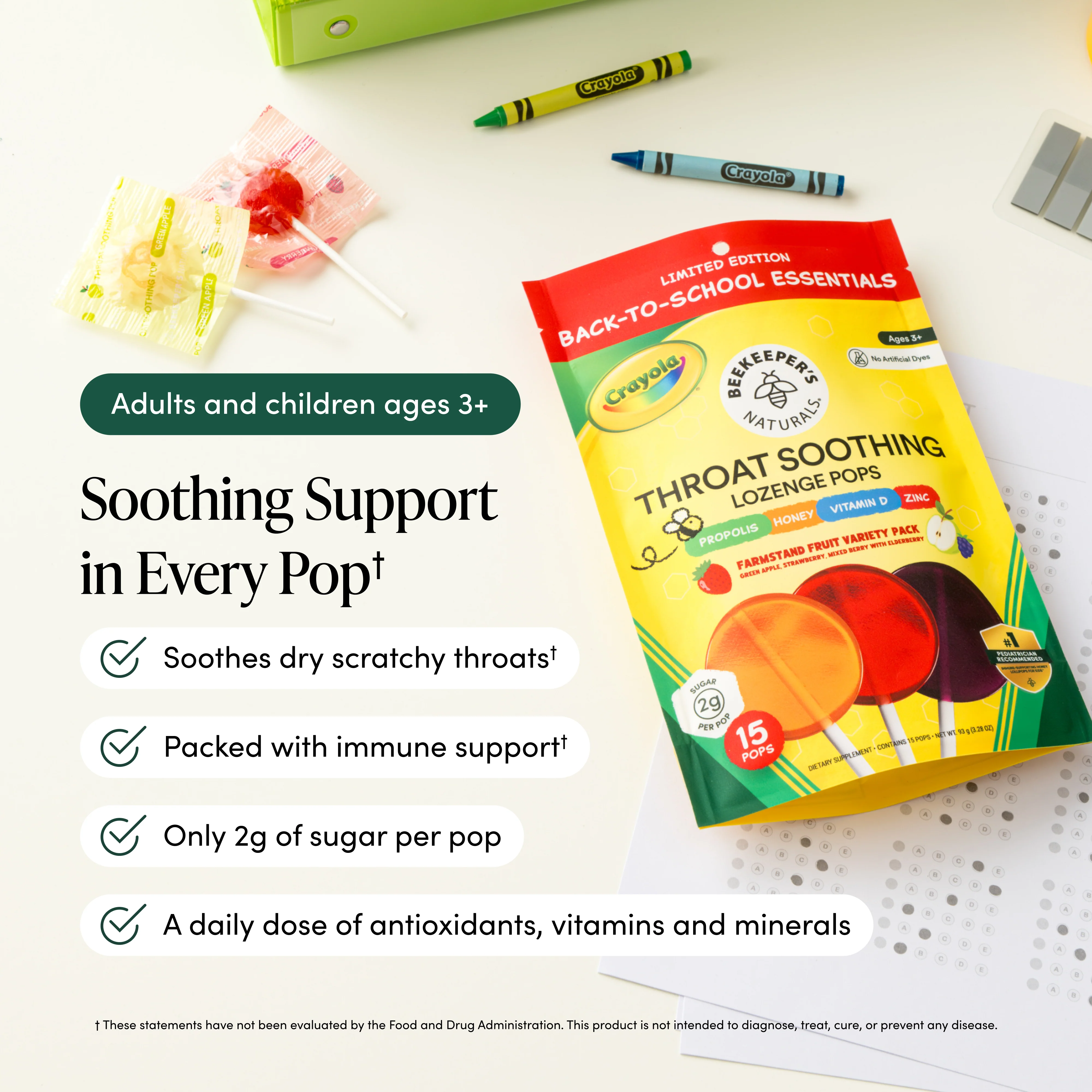 Limited Edition: Crayola x BKN Throat Soothing Lozenge Pops - Image 4