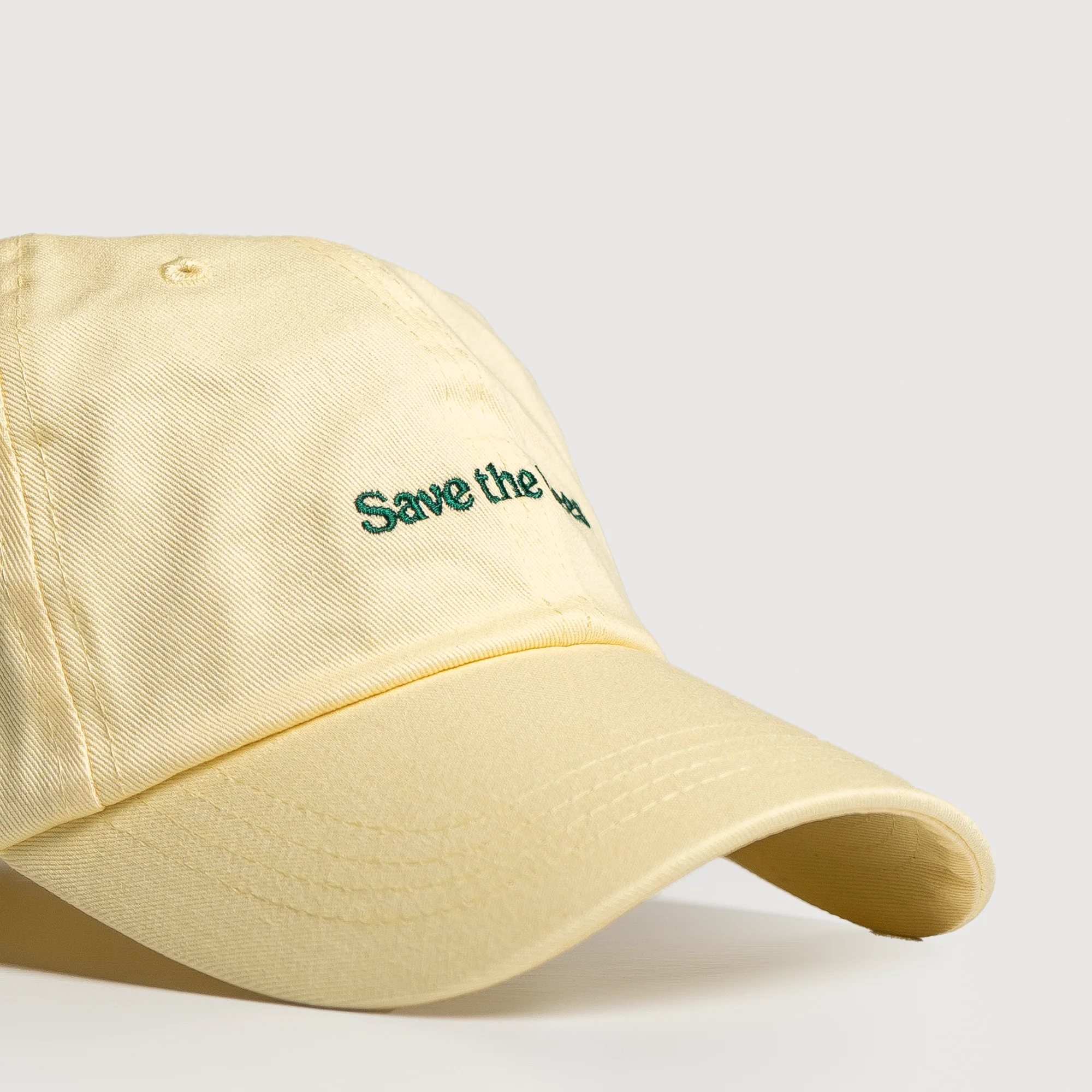 Yellow Save the Bees Unstructured Hat - Image 4